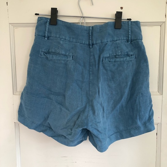 Artisan NY 100% Linen High Waisted Shorts - Picture 5 of 8